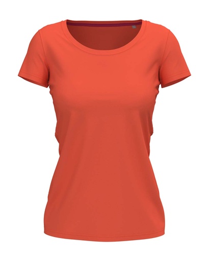 Koszulka Damska Slim Fit S9700 - Salmon