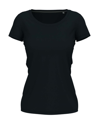 T-shirt damski slim S9700 - Blue Midnight