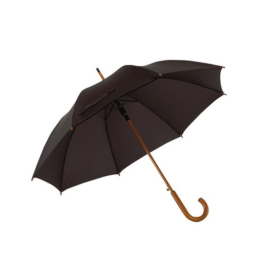 Parasol automatyczny z drewnianą rączką SC31 - Black