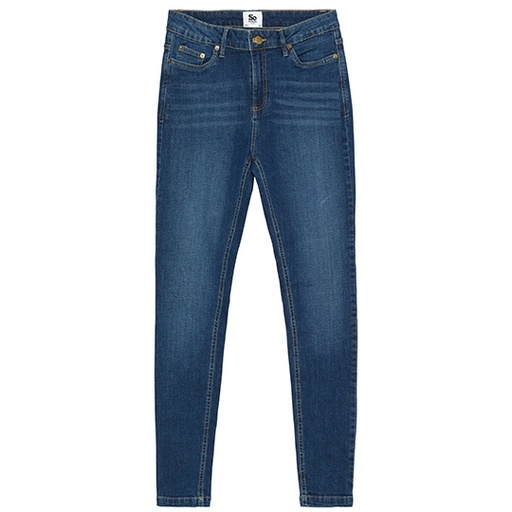 Jeansy Skinny Elastyczny Denim SD014 - Dark Blue Wash