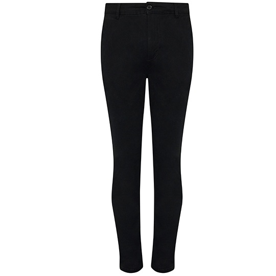 Spodnie chinosy slim fit - Black