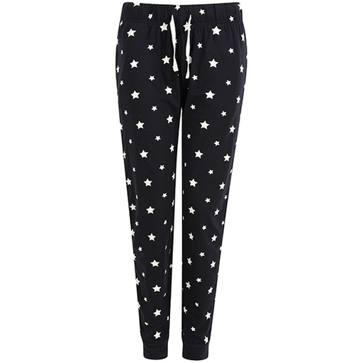 Damskie spodnie dresowe SF085 - Navy & White Stars