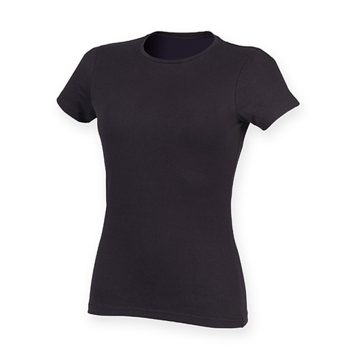 Damski T-shirt Slim SF121 - Navy