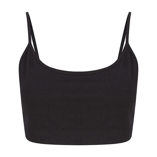 Krótki top na ramiączkach SF230 - Black