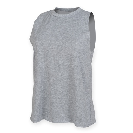 Damski top bez rękawów SF232 - Heather Grey