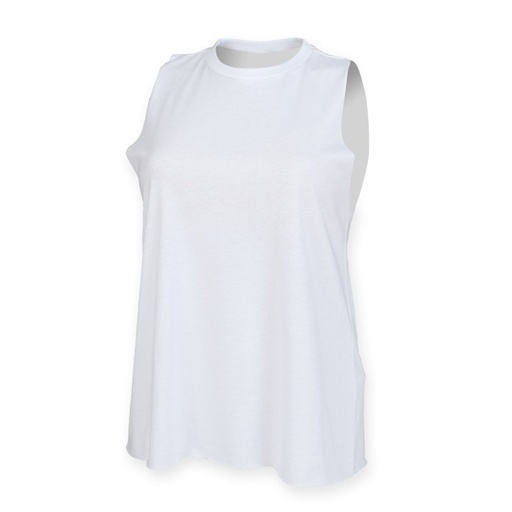 Damski top bez rekawow SF232 - White