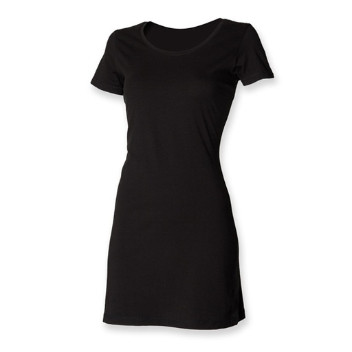 Sukienka T-shirtowa Slim SF257 - Black
