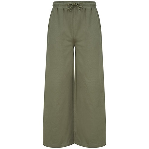 Spodnie Damskie Dresowe Polar Czesany SF431 - Khaki