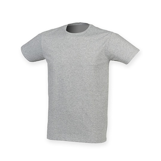 Męski T-shirt Slim Fit SFM121 - Heather Grey