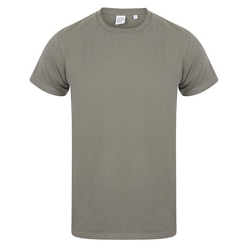 Meski T-shirt Slim Fit SFM121 - Khaki