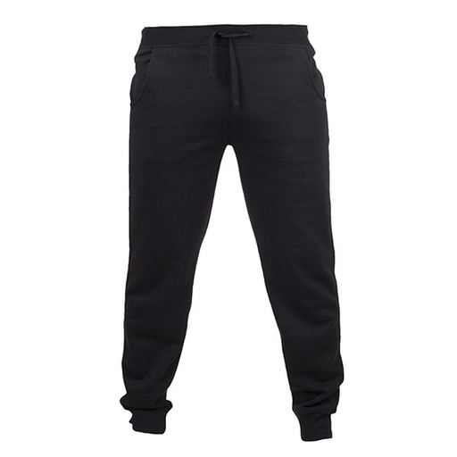 Męskie Joggery Slim z Tkaniny - SFM425 - Black