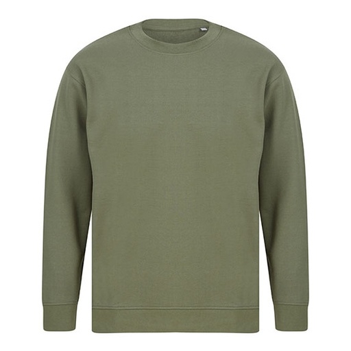 Bluza Nowoczesna Bawelniana z Recyklingu SFM530 - Khaki