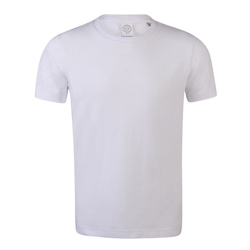 Koszulka Slim Bawelna Elastan SM121 - White