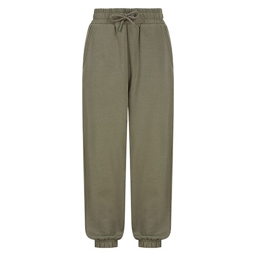 Joggery Dzieciece Regular Fit Bawelniane SM430 - Khaki