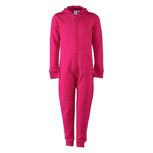 Kombinezon Dzieciecy Slim Z Kapturem Polar Czesany SM470 - Fuchsia