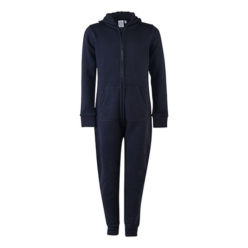 Kombinezon Dziecięcy Slim Z Kapturem Polar Czesany SM470 - Navy