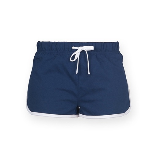 Szorty Retro Bawełniane SM69 - Navy & White