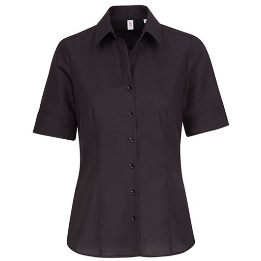 Damska bluzka klasyczna z krótkim rękawem SN080605 - Black