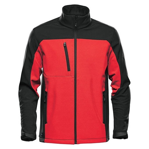 Kurtka Meska Softshell Wodoodporna Oddychajaca ST131 - Bright Red & Black