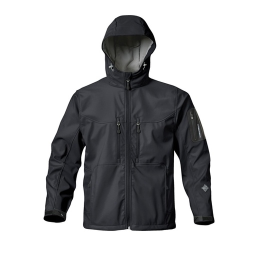 Damska kurtka softshell z kapturem ST17F - Black