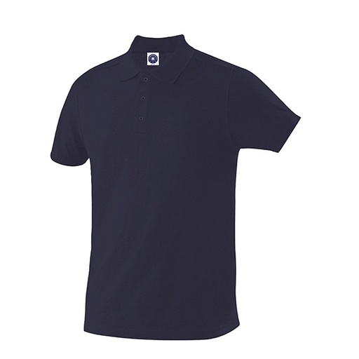 Męskie polo z bawełny SW160 - Deep Navy