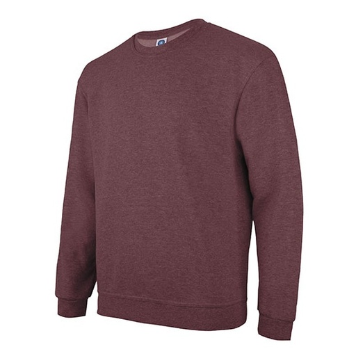 Bluza Klasyczna Czesana Bawelna Niekurczliwa SW298 - Burgundy Heather