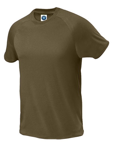 T-shirt Meski Raglanowy Odprowadzajacy Wilgoc SW300 - Khaki