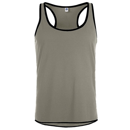 Męska kontrastowa kamizelka sportowa SW305 - Sports Grey (Melange) & Black