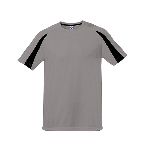 Koszulka Sportowa Unisex SW309 - Sports Grey (Melange) & Black