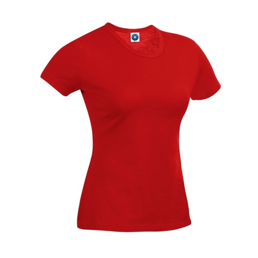 Koszulka Damska Dopasowana Odprowadzajaca Wilgoc SW404 - Bright Red