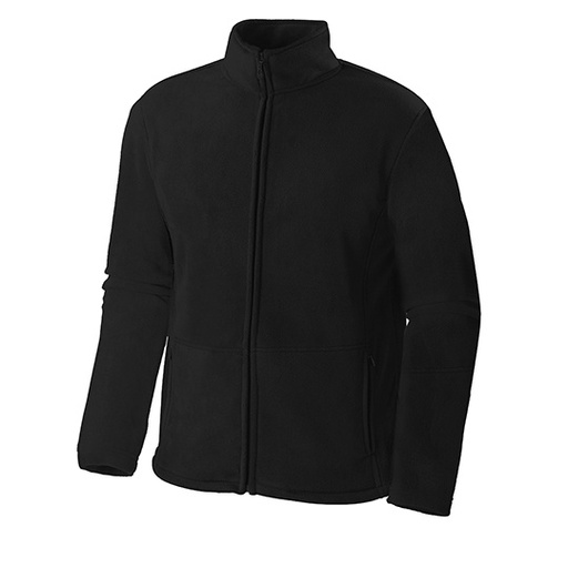 Męska bluza polarowa na zamek SW700 - Black