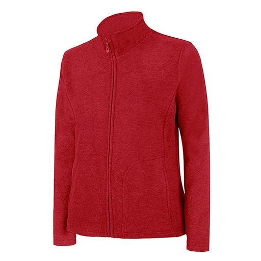 Bluza Damska Dopasowana Polar Anti-Pill SW750 - Bright Red