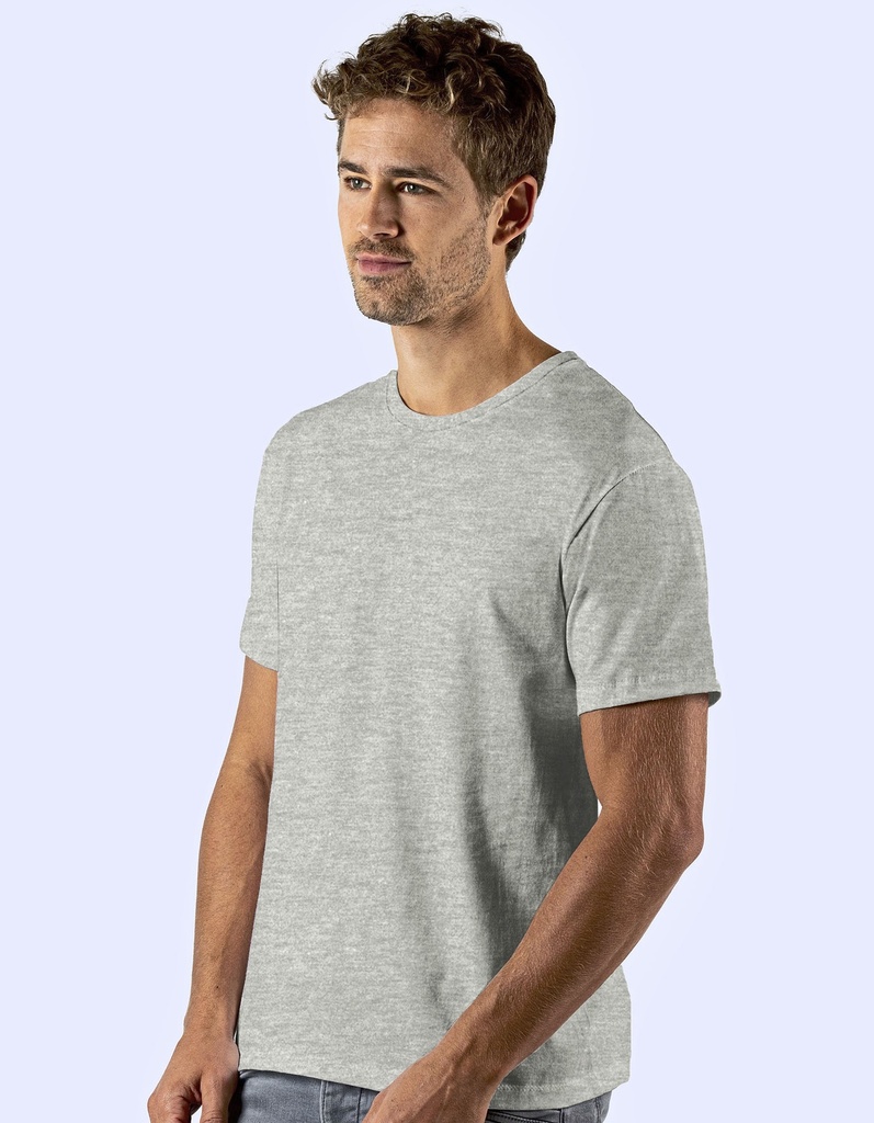T-shirt męski z bawełny organicznej, nowoczesny krój - Atoll