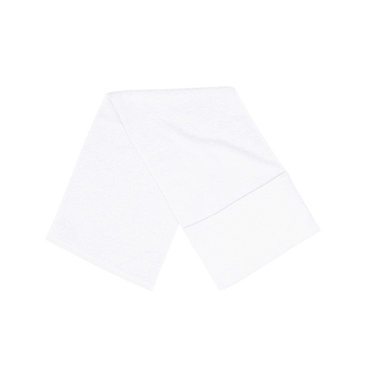 Recznik Sportowy Bawelniany z Kieszenia TC07 - White