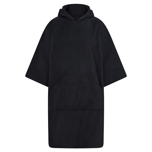 [TC810-1000324474] Ręcznikowe poncho z kapturem TC810 - Black