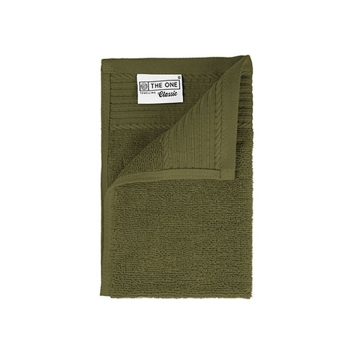 Klasyczny ręcznik gościnny TH1020 - Olive Green