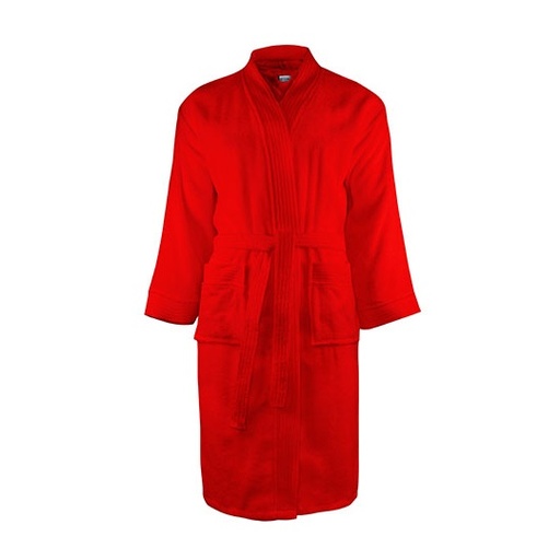 Szlafrok Oversize Frotte Bawelniany TH1030 - Red