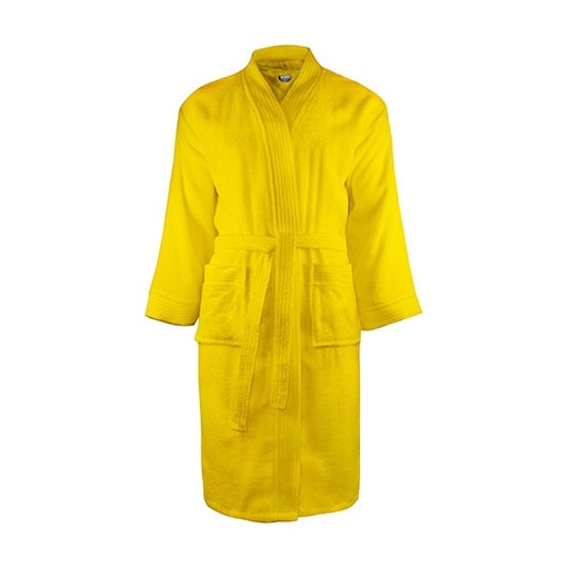 Bawełniany szlafrok frotte TH1030 - Yellow
