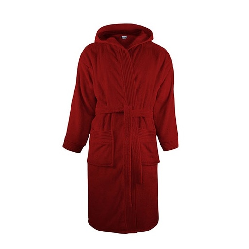 Szlafrok Oversize Bawelna Frotte TH1095 - Burgundy
