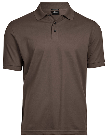 Męska luksusowa koszulka polo Stretch - Chocolate