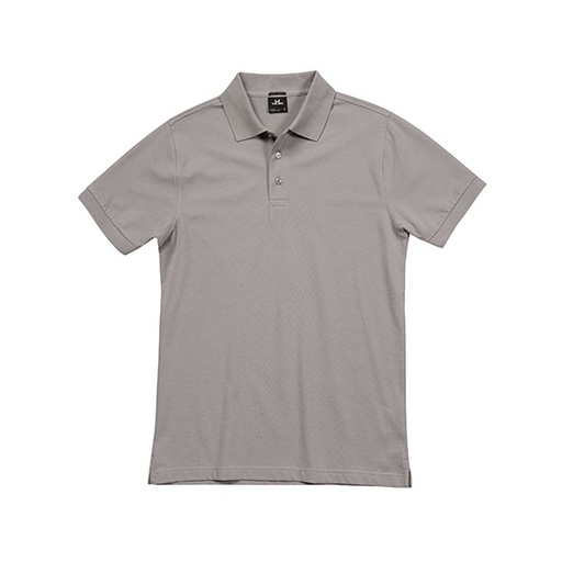 Polo Męskie Slim Organiczna Bawełna Elastan TJ1405 - Stone