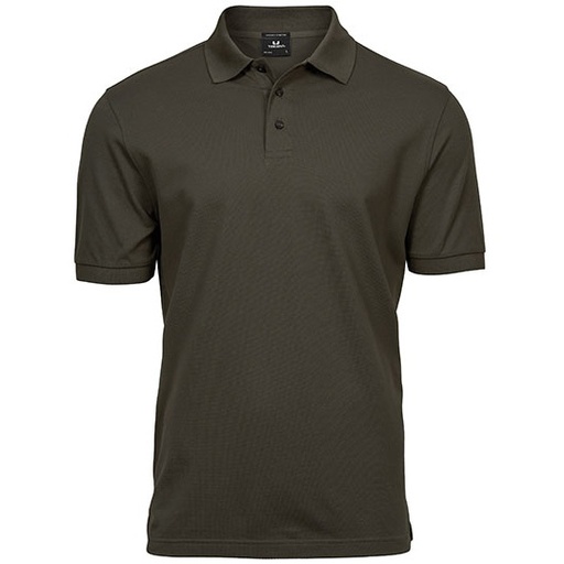 Męskie Polo Slim TJ1405 - Dark Olive