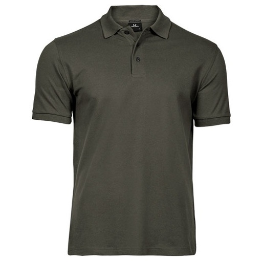 Polo Meskie Slim Organiczna Bawelna Elastan TJ1405 - Deep Green