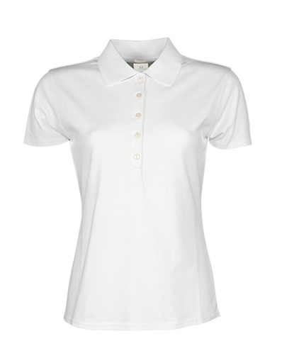 Damskie polo slim TJ145 - White