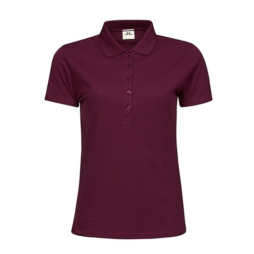 Damskie polo slim TJ145 - Wine
