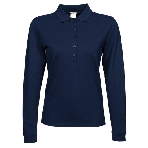 Damskie polo slim TJ146 - Navy