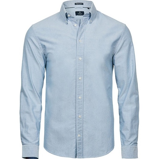 Koszula Męska Dopasowana Oxford Stretch TJ4000 - Light Blue