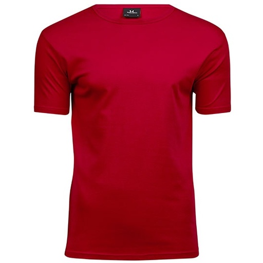 T-shirt Męski Slim Bawełna Organiczna Interlock TJ520 - Red