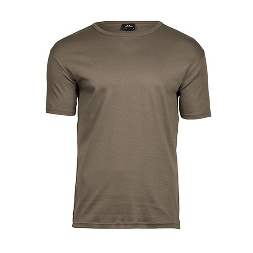 T-shirt Męski Slim Bawełna Organiczna Interlock TJ520 - Clay