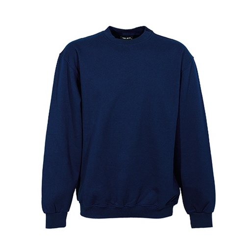 Bluza Klasyczna Bawełna Czesana Szczotkowana TJ5429 - Navy